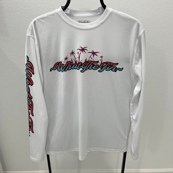 What The Fin Women's SM Chubby Mermaid Manatee Long Sleeve Swim Shirt - Picture 2 of 6